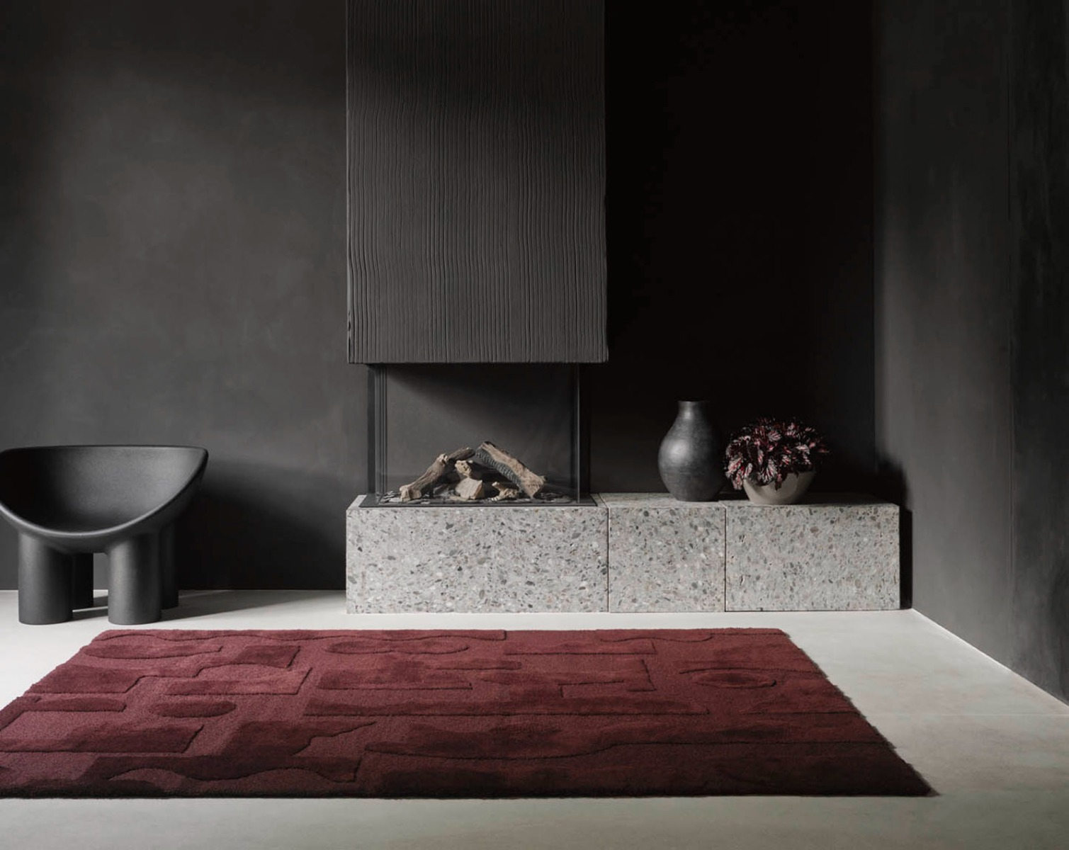 Twinset Mural Burgundy 121100