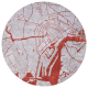 Cities Rond Amsterdam Orange Cut 9323