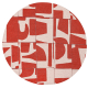 Craft Papercut Rond Rust 9364