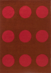 Festival Dots Olive Red 495800