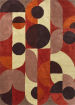 Decor Cosmo Red Pale Green 95203
