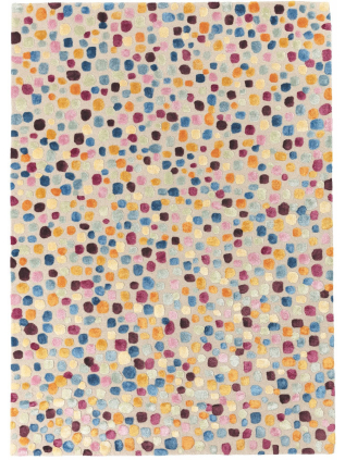 Dotted colourful stones • Teppiche Online