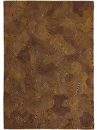 Louis de Poortere | Meditation Coral Black Gold 9227 | Tapijt | Online Tapijten