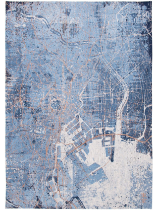 Louis de Poortere | Cities Tokyo Conductive Blue 9314 | Carpet | Online Tapijten