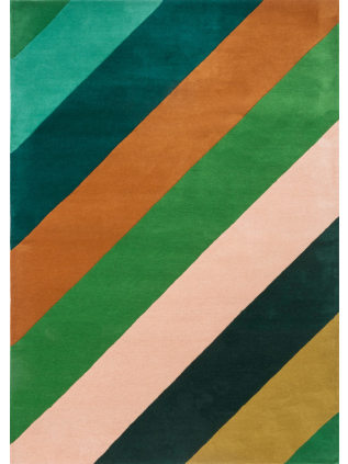 Sherbet Stripe Emerald Amber 144417