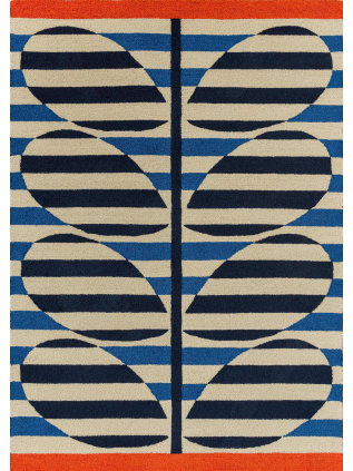 Stripy Stem Azure 464308