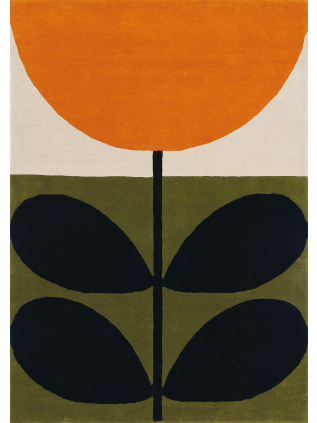 Orla Kiely | Stem Black 059803 | Teppich | Teppiche Online