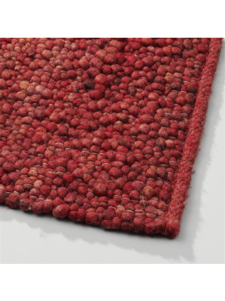 Pebbles Warm Red • Online Tapijten