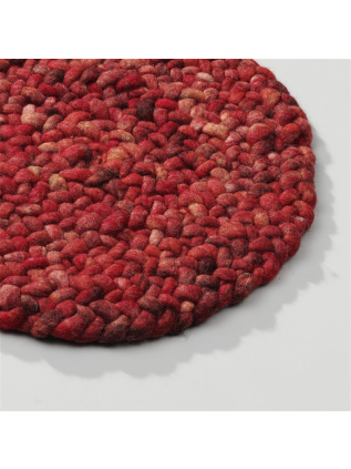 Roundabout Warm Red • Online Tapijten