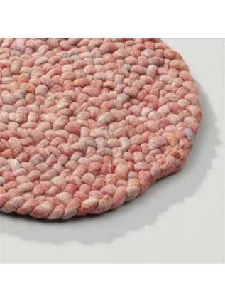 Roundabout Saumon rose • Tapis en Ligne