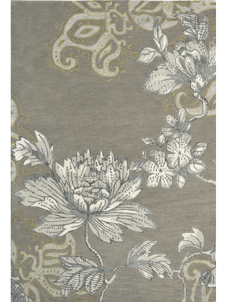 Fabled Floral Grey • Tapis en Ligne