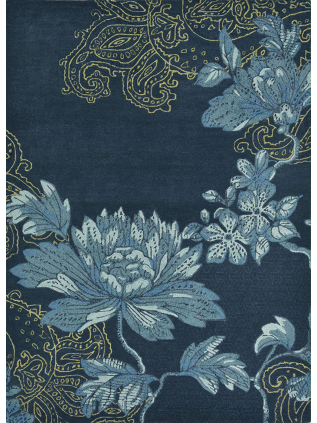 Fabled Floral Navy • Tapis en Ligne
