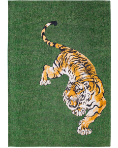 Louis de Poortere | Pop Tiger Green On Fire 9388 | Carpet | Online Tapijten
