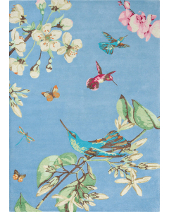 Hummingbird Blue &bull; Online Tapijten