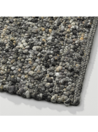 Pebbles Grau/Gr?n • Teppiche Online