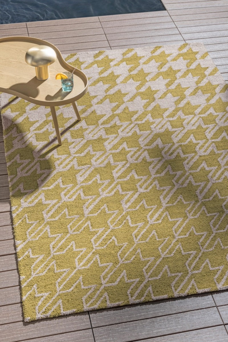 Houndstooth Mustard 455706